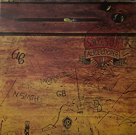 Front cover of Alice Cooper – School's Out, Warner Bros. Records, US, 1973