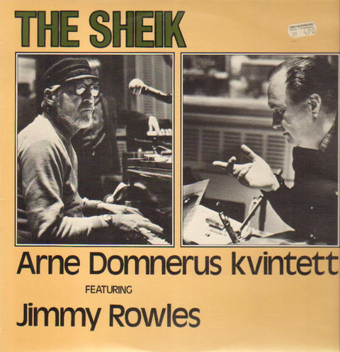 Front cover of Arne Domnérus Kvintett Featuring Jimmy Rowles – The Sheik, Four Leaf Clover Records, Sweden, 1979
