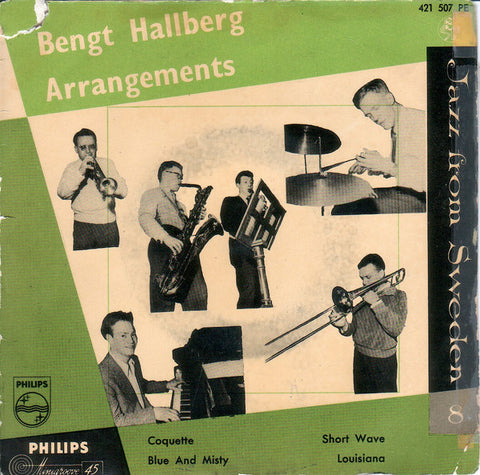 Front cover of Bengt Hallberg – Jazz From Sweden VIII, Philips, Sweden, 1956