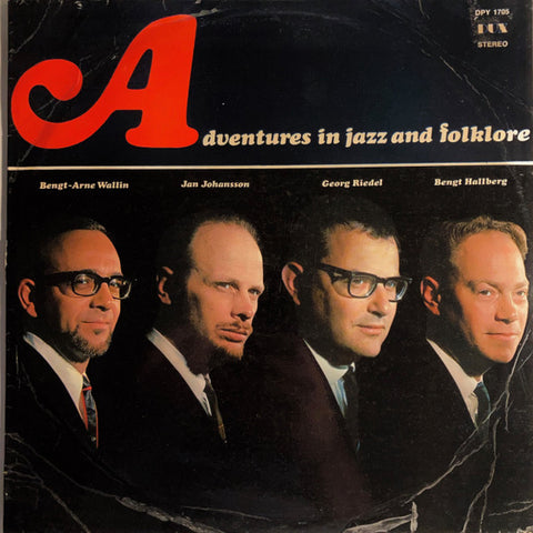 Front cover of Bengt-Arne Wallin / Jan Johansson / Georg Riedel / Bengt Hallberg – Adventures In Jazz And Folklore, DUX, Sweden, 1965