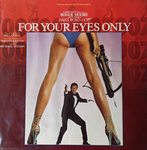 Front cover of Bill Conti – For Your Eyes Only (Original Motion Picture Soundtrack), Liberty, Europe, 1981