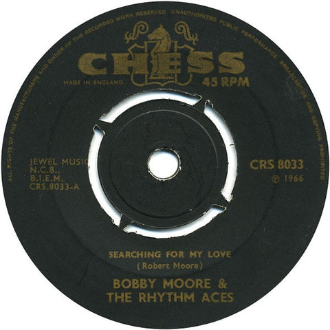 Front cover of Bobby Moore & The Rhythm Aces – Searching For My Love, Chess, UK, 1966