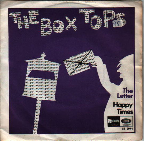Front cover of The Box Tops – The Letter, Stateside, Sweden, 1967