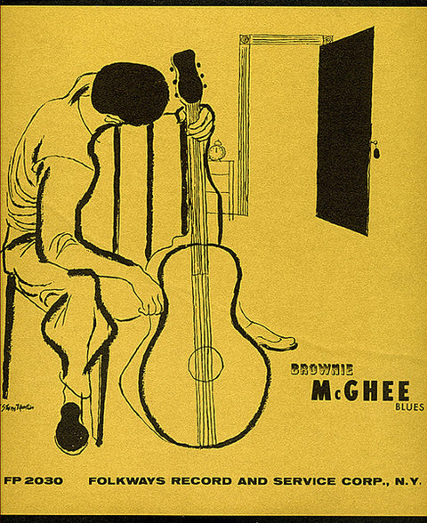 Front cover of Brownie McGhee – Blues, Folkways Records, US