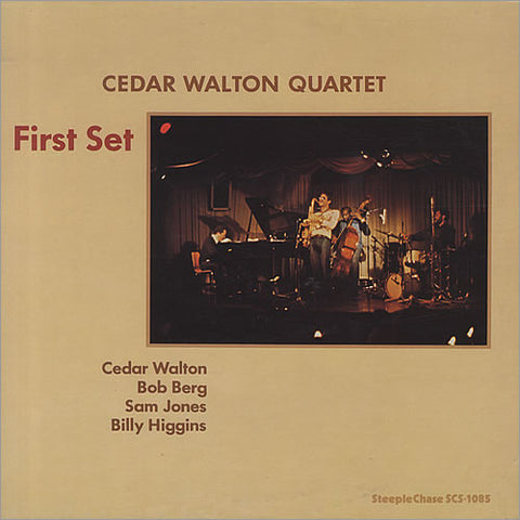 Front cover of Cedar Walton Quartet – First Set, SteepleChase, Denmark, 1978