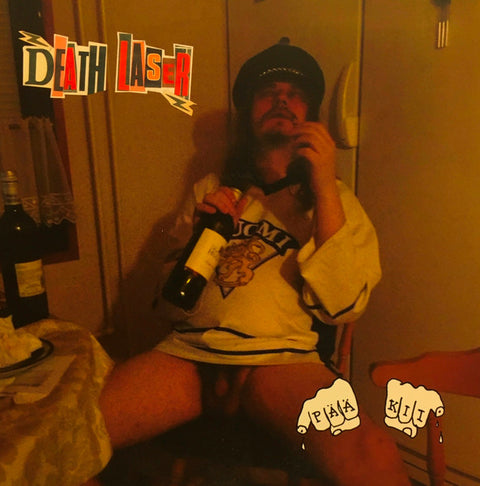 Front cover of Death Laser / Pää Kii – Death Laser / Pää Kii, Blast Of Silence Records, Finland, 2013