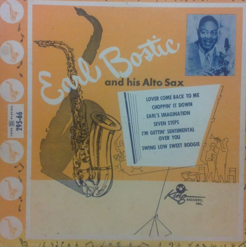 Front cover of Earl Bostic – Earl Bostic And His Alto Sax (Vol. 3), King Records, US, 1951