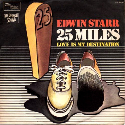 Front cover of Edwin Starr – 25 Miles, Tamla Motown, Italy, 1969