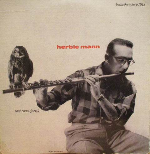 Front cover of Herbie Mann Quartet – Herbie Mann (East Coast Jazz/4), Bethlehem Records, US, 1955