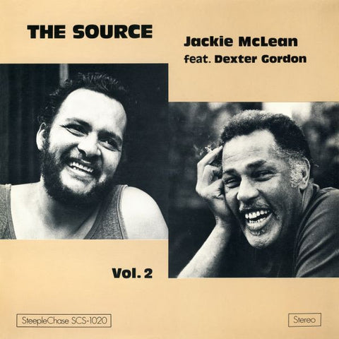 Front cover of Jackie McLean Feat. Dexter Gordon – The Source Vol. 2, SteepleChase, Denmark, 1974