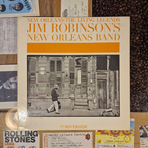 Front cover of Jim Robinson's New Orleans Band – Jim Robinson's New Orleans Band, Riverside Records, UK, 1961