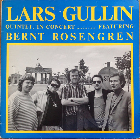 Front cover of Lars Gullin Quintet Featuring Bernt Rosengren – In Concert, Storyville, Sweden, 1984