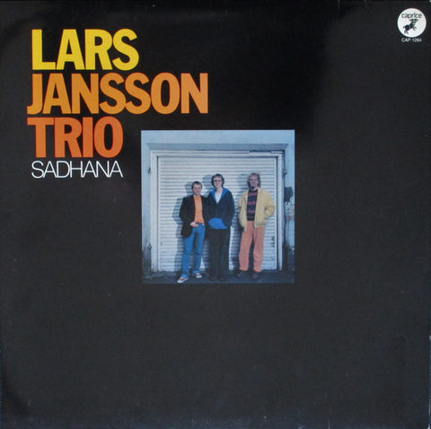 Front cover of Lars Jansson Trio – Sadhana, Caprice Records, Sweden, 1981