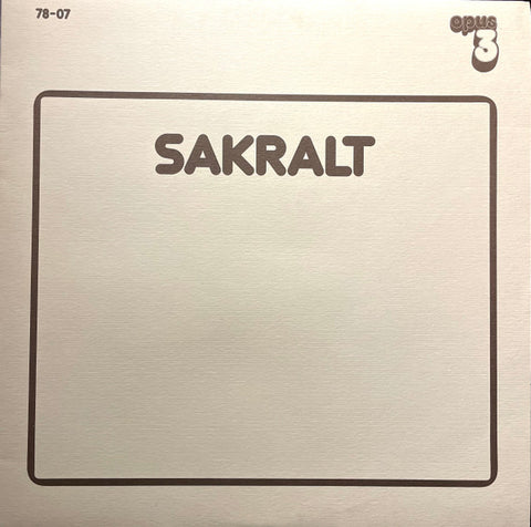 Front cover of Lidaskören, Georg Lidström – Sakralt, Opus 3, Sweden, 1978