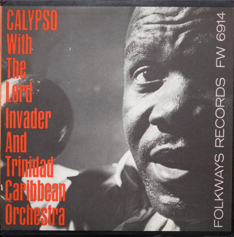 Front cover of Lord Invader – Calypso With The Lord Invader, Folkways Records, US, 1961