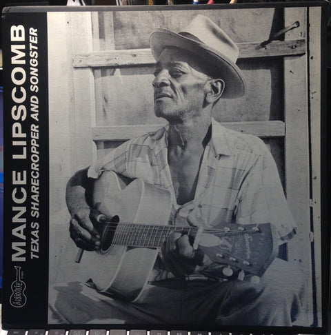 Front cover of Mance Lipscomb – Texas Sharecropper And Songster, Arhoolie Records, US, 1960