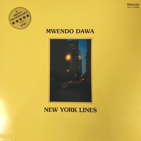 Front cover of Mwendo Dawa – New York Lines, Dragon, Sweden, 1982