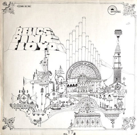 Front cover of Pink Floyd – Relics, Emidisc, Germany, 1977