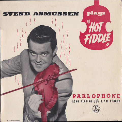 Front cover of Svend Asmussen – Plays Hot Fiddle, Parlophone, UK, 1955