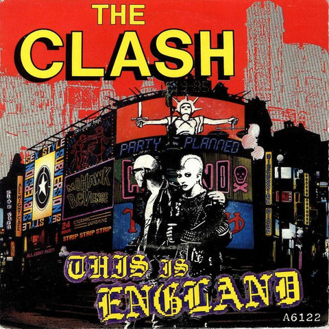 Front cover of The Clash – This Is England, CBS, Europe, 1985