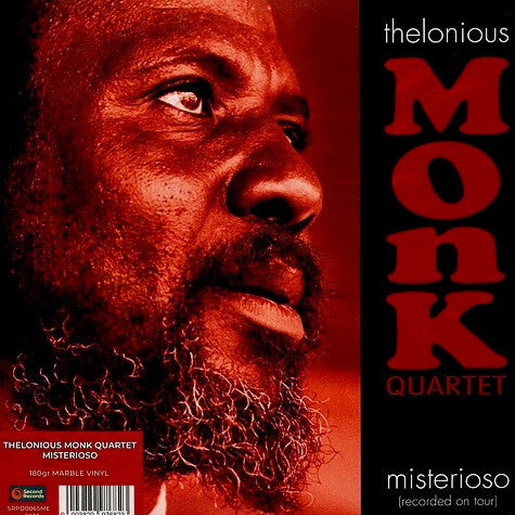 Front cover of Thelonious Monk Quartet – Misterioso, Second Records, Europe, 2024