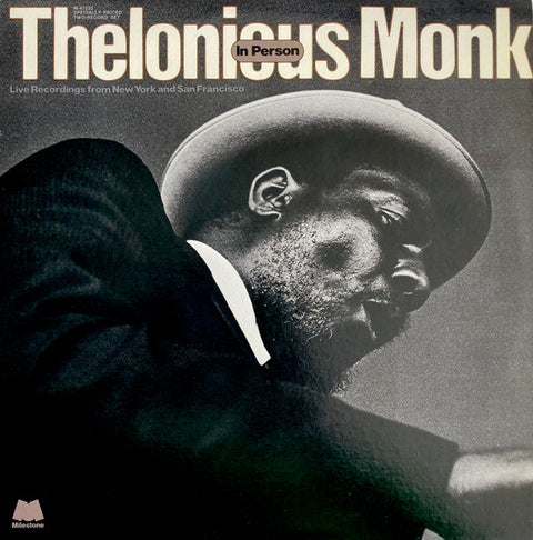 Front cover of Thelonious Monk – In Person, Milestone, US, 1976