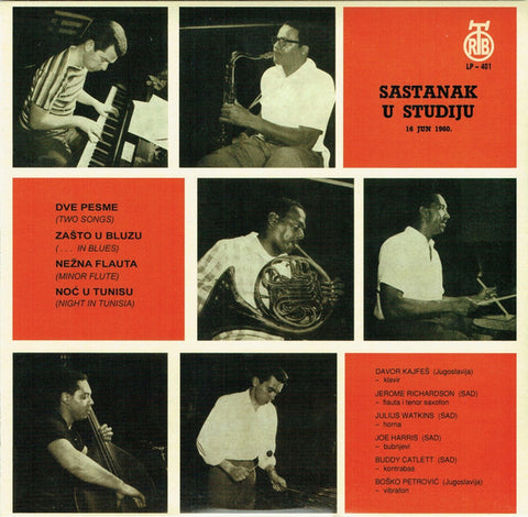 Front cover of Various – Sastanak U Studiju (Meeting In Studio), Cosmic Sounds, UK, 2002