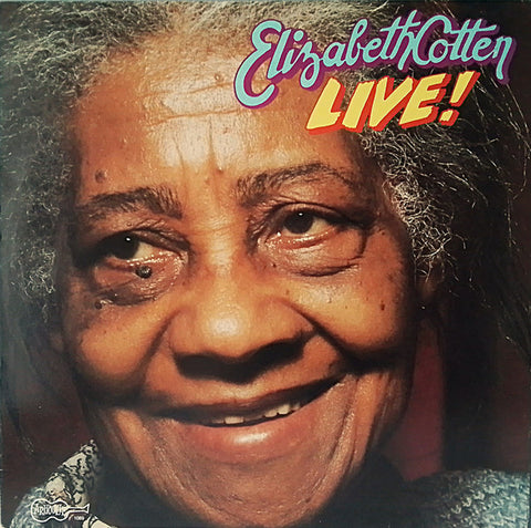 Front cover of Elizabeth Cotten – Live!, Arhoolie Records, US, 1984