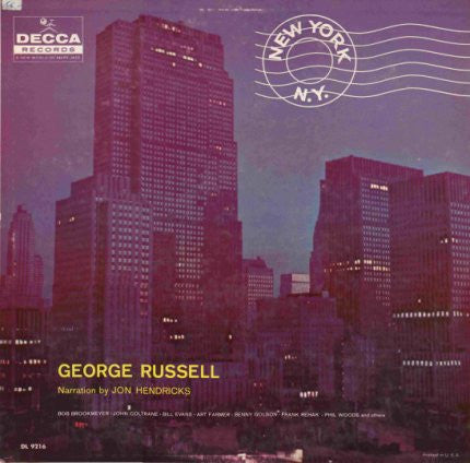 Front cover of George Russell And His Orchestra – New York, N.Y., Decca, US, 1959