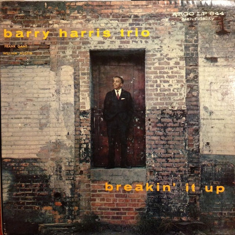 Front cover of The Barry Harris Trio – Breakin' It Up, Argo, US, 1958