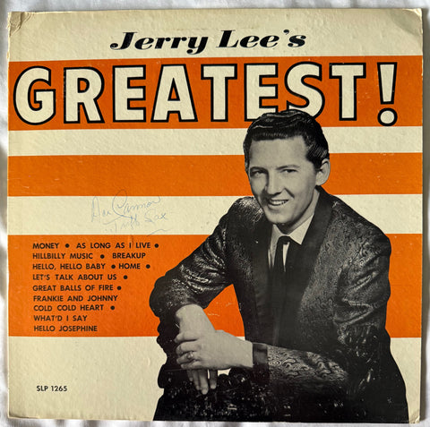 Front cover of Jerry Lee Lewis – Jerry Lee's Greatest!