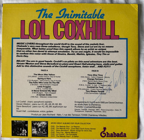 Front cover of Lol Coxhill – The Inimitable