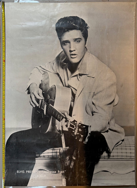 Elvis Presley "Jailhouse Rock" original Swedish movie poster