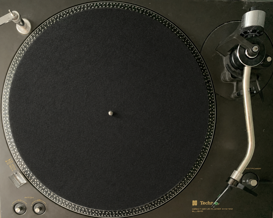Black Felt Slipmat