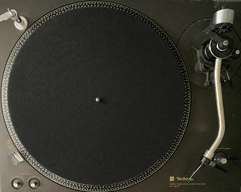 Black Felt Slipmat