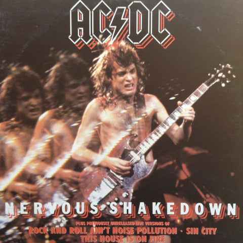 Front cover of AC/DC – Nervous Shakedown, Atlantic, Europe, 1984