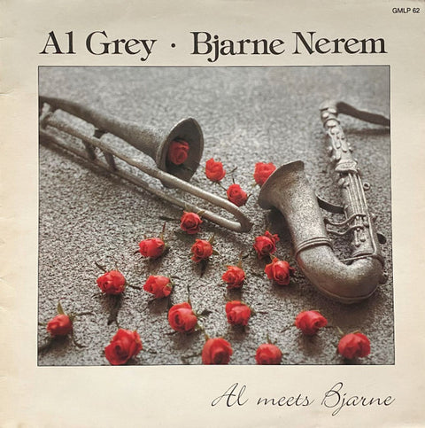 Front cover of Al Grey & Bjarne Nerem – Al Meets Bjarne, Gemini Records, Norway, 1989