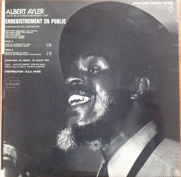 Albert Ayler – Nuits De La Fondation Maeght Volume 2, image 2