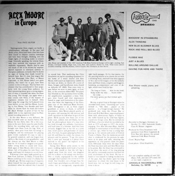 Alex Moore – In Europe, image 3