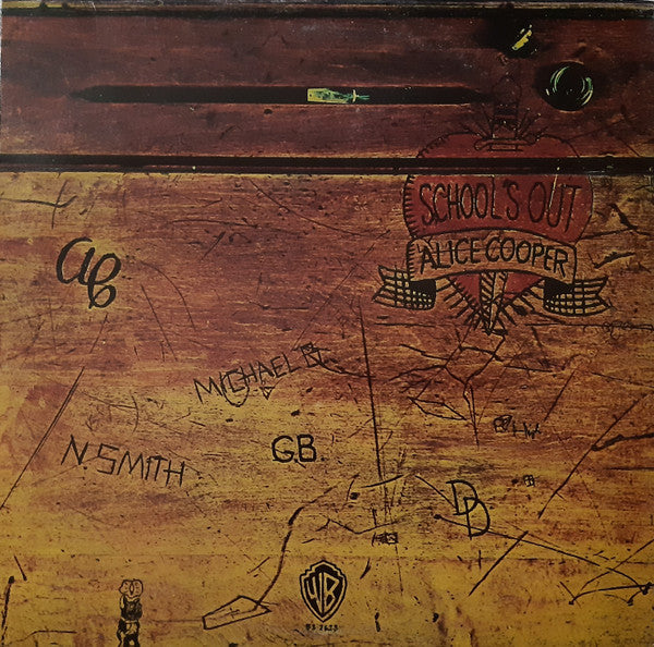 Front cover of Alice Cooper – School's Out, Warner Bros. Records, US, 1973