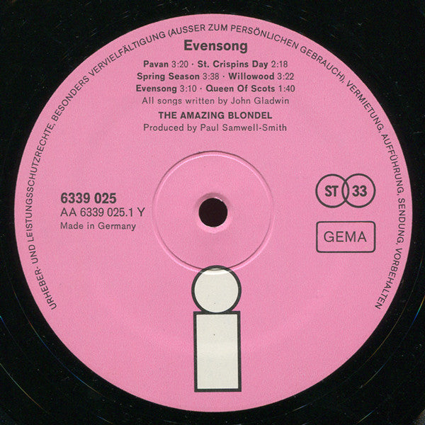 The Amazing Blondel – Evensong, image 2