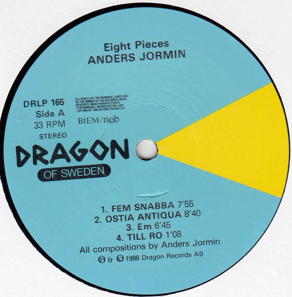 Anders Jormin – Eight Pieces, image 3