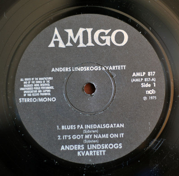 Anders Lindskogs Kvartett – Anders Lindskogs Kvartett, image 3