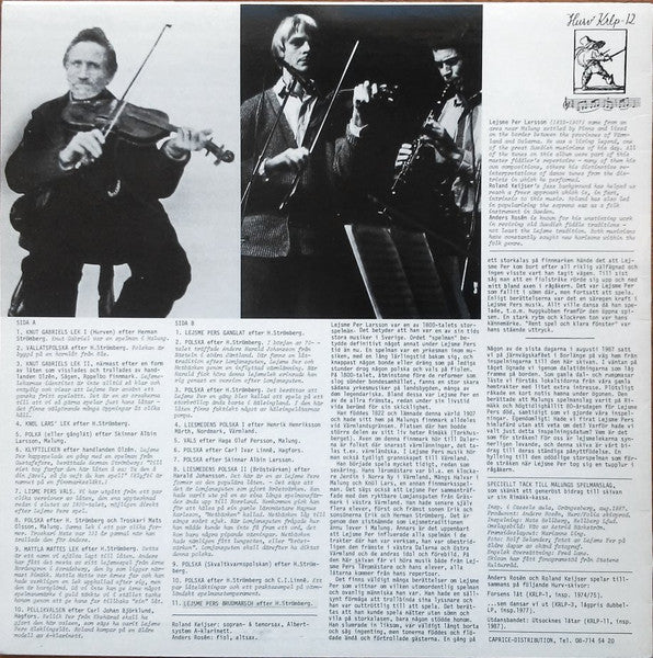 Anders Rosén & Roland Keijser – Lejsmelekar, image 2