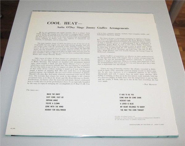 Anita O'Day, Jimmy Giuffre – Cool Heat, image 5