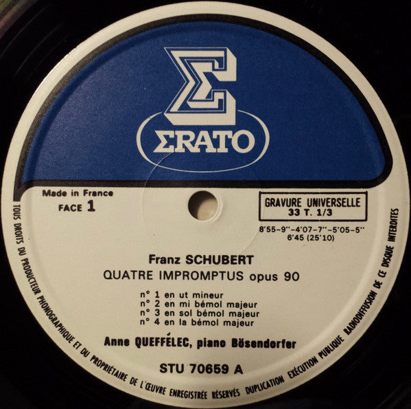 Anne Queffélec Interprète Schubert – Impromptus Op.90 / Moments Musicaux Op.94, image 5