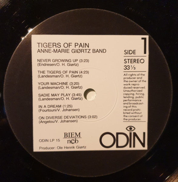 Anne-Marie Giørtz Band – Tigers Of Pain, image 5