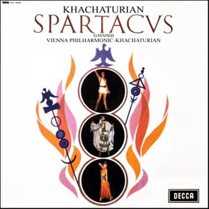 Front cover of Khatchaturian - Vienna Philharmonic · Khatchaturian – Spartacus / Gayaneh, Decca, UK, 1962