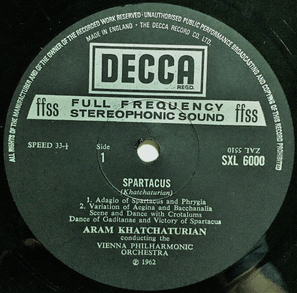Khatchaturian - Vienna Philharmonic · Khatchaturian – Spartacus / Gayaneh, image 3