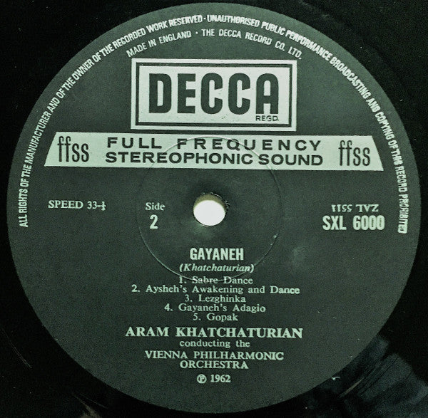 Khatchaturian - Vienna Philharmonic · Khatchaturian – Spartacus / Gayaneh, image 4
